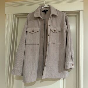 Forever 21 Waffle Knit Button Up Cardigan